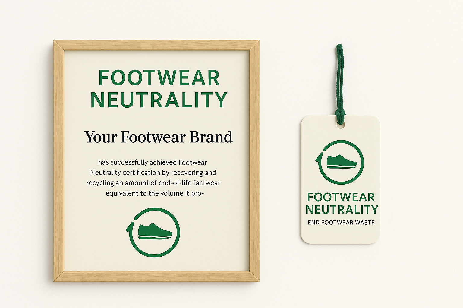 Official footwear neutrality certificate